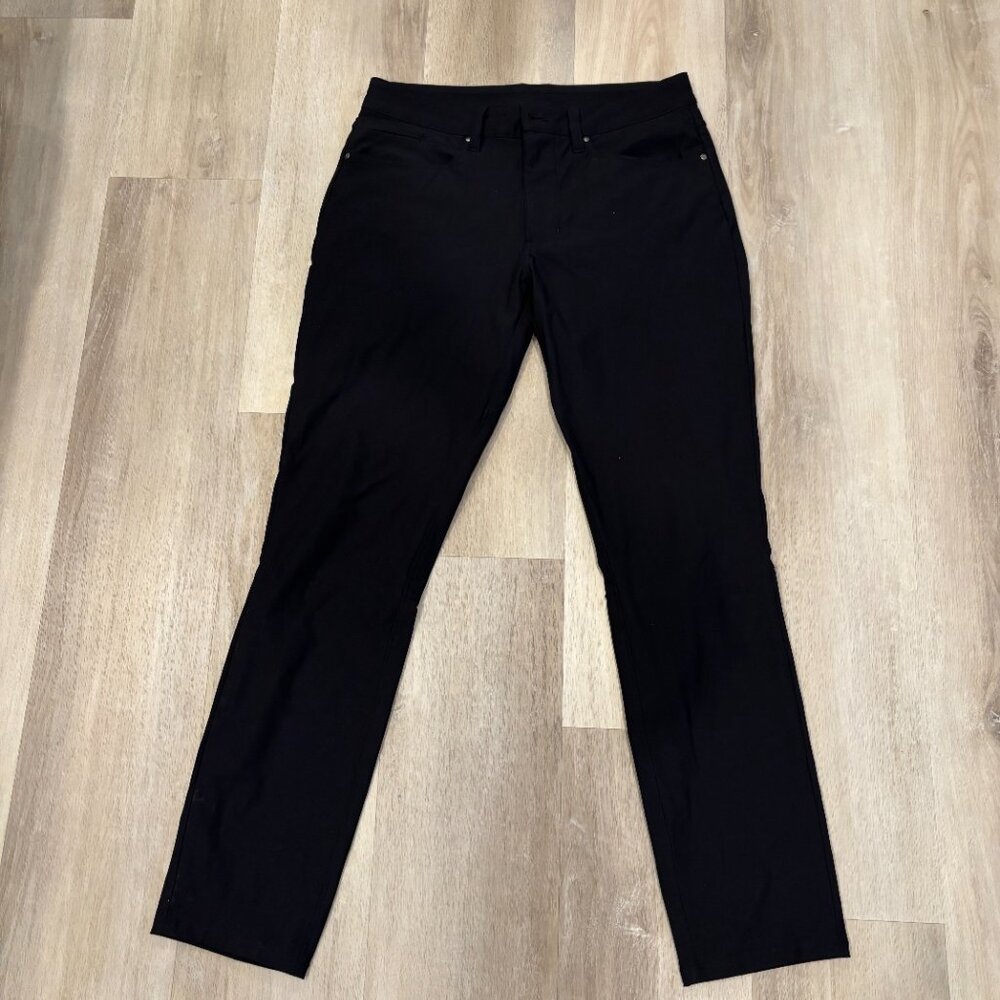 Cuts AO 5-Pocket Pant | Black Slim-Fit Versaknit™ × 1